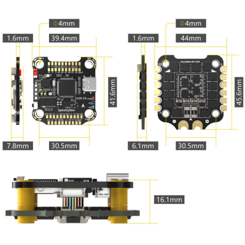 Контролер SpeedyBee F405 V3 для FPV дрону польотний стек 