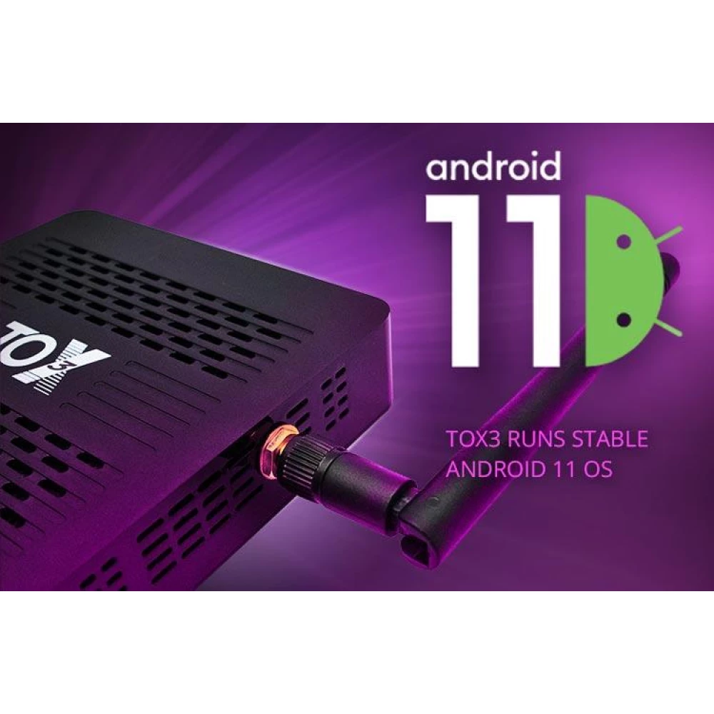 Смарт-телевізор TOX3 4/32 Гб Smart TV Box Android 11
