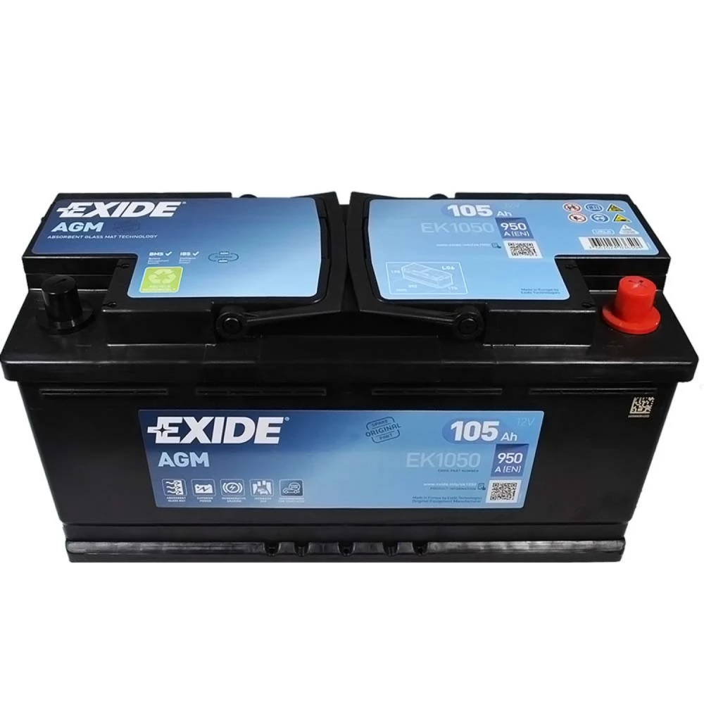 Акумулятор EXIDE AGM 105Аh 950A